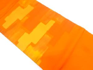 幾何学模様織り出し名古屋帯